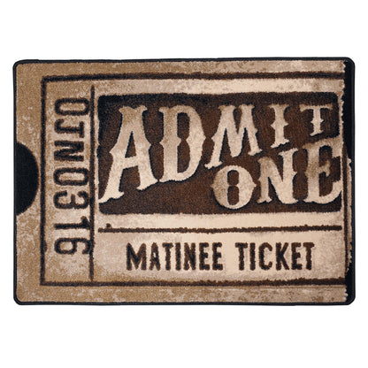 Admit One Rug – Antique – detail view