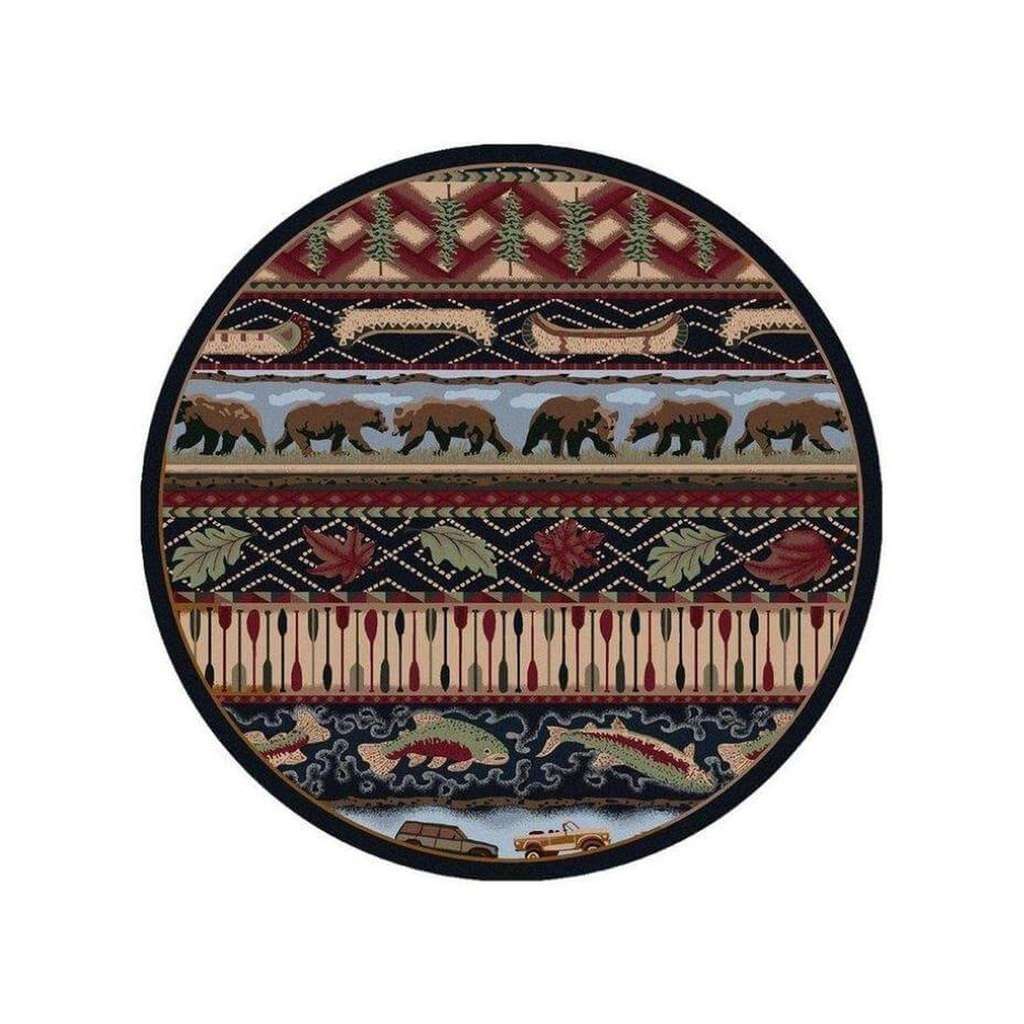 American Wildlife Rug – Multi – room setting