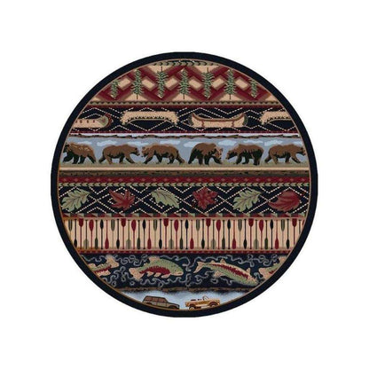 American Wildlife Rug – Multi – room setting