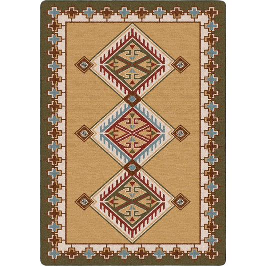 Ancestry Rug – Green – cabin lodge area rug