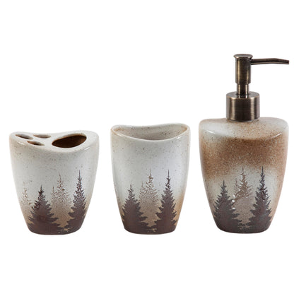 Clearwater Pines Countertop Bathroom Set, 3 Pc