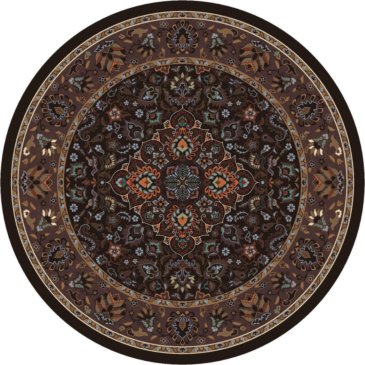 Babylonia - Electric Desert-CabinRugs Southwestern Rugs Wildlife Rugs Lodge Rugs Aztec RugsSouthwest Rugs