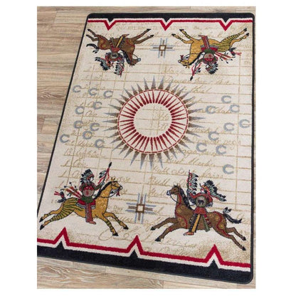 Battle Legends Rug – Multi – lifestyle
