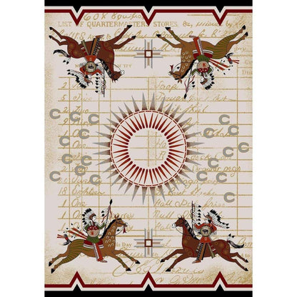 Battle Legends Rug – Multi – cabin lodge area rug