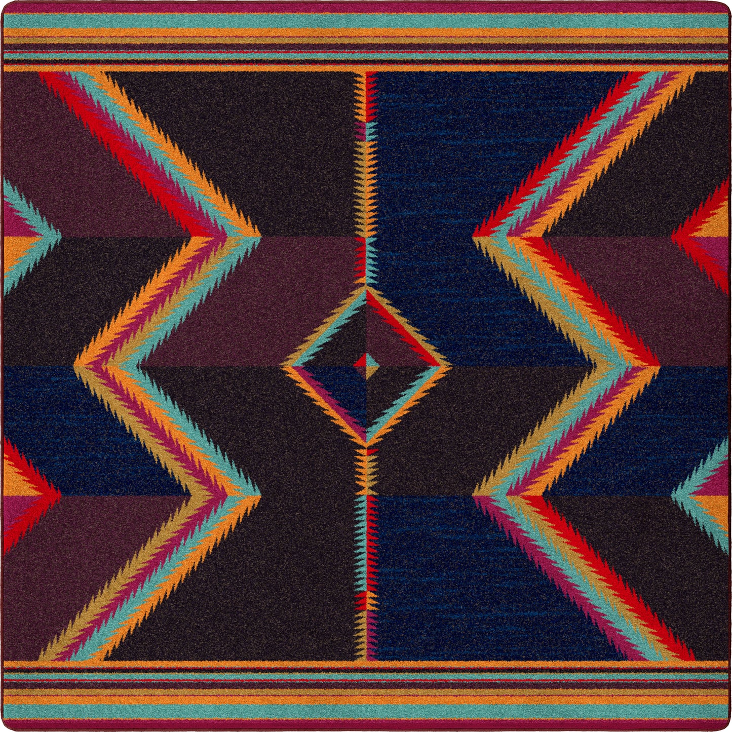Big Water Rug – Sunset Canyon – close up