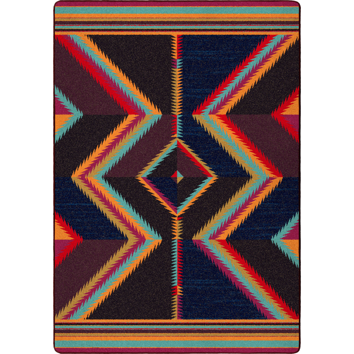 Big Water Rug – Sunset Canyon – cabin lodge area rug