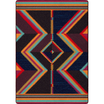 Big Water Rug – Sunset Canyon – cabin lodge area rug