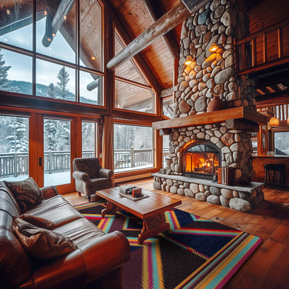 Big Water Rug – Sunset Canyon – detail view