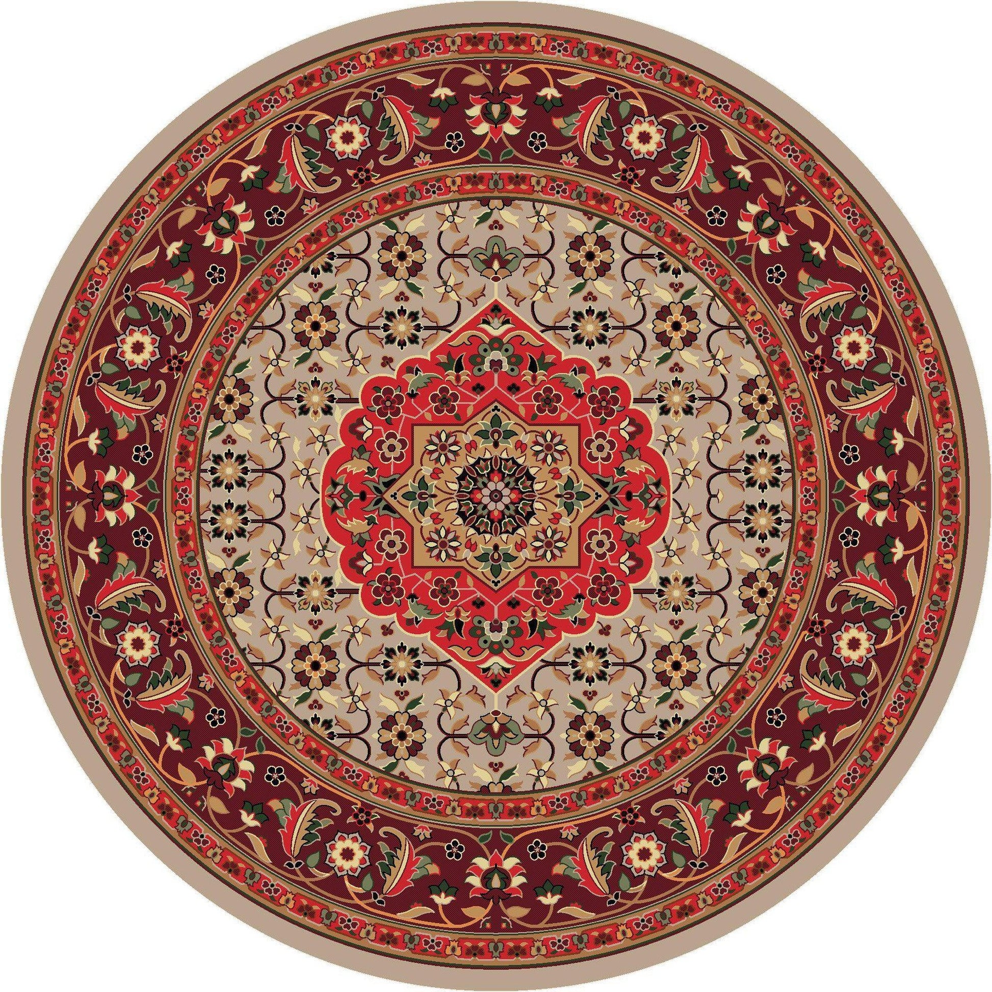 Bristol Palace Rug – Blaze – detail view