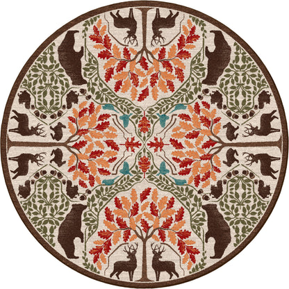 Brushwoods Rug – Multi – close up