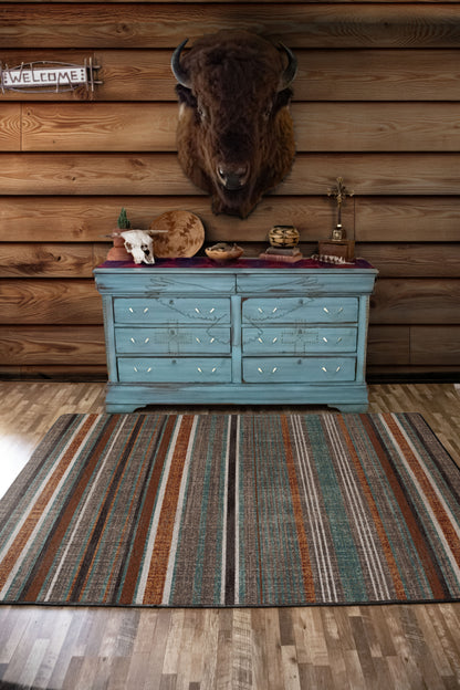 Bunkhouse Rug – Desert Hues – detail view
