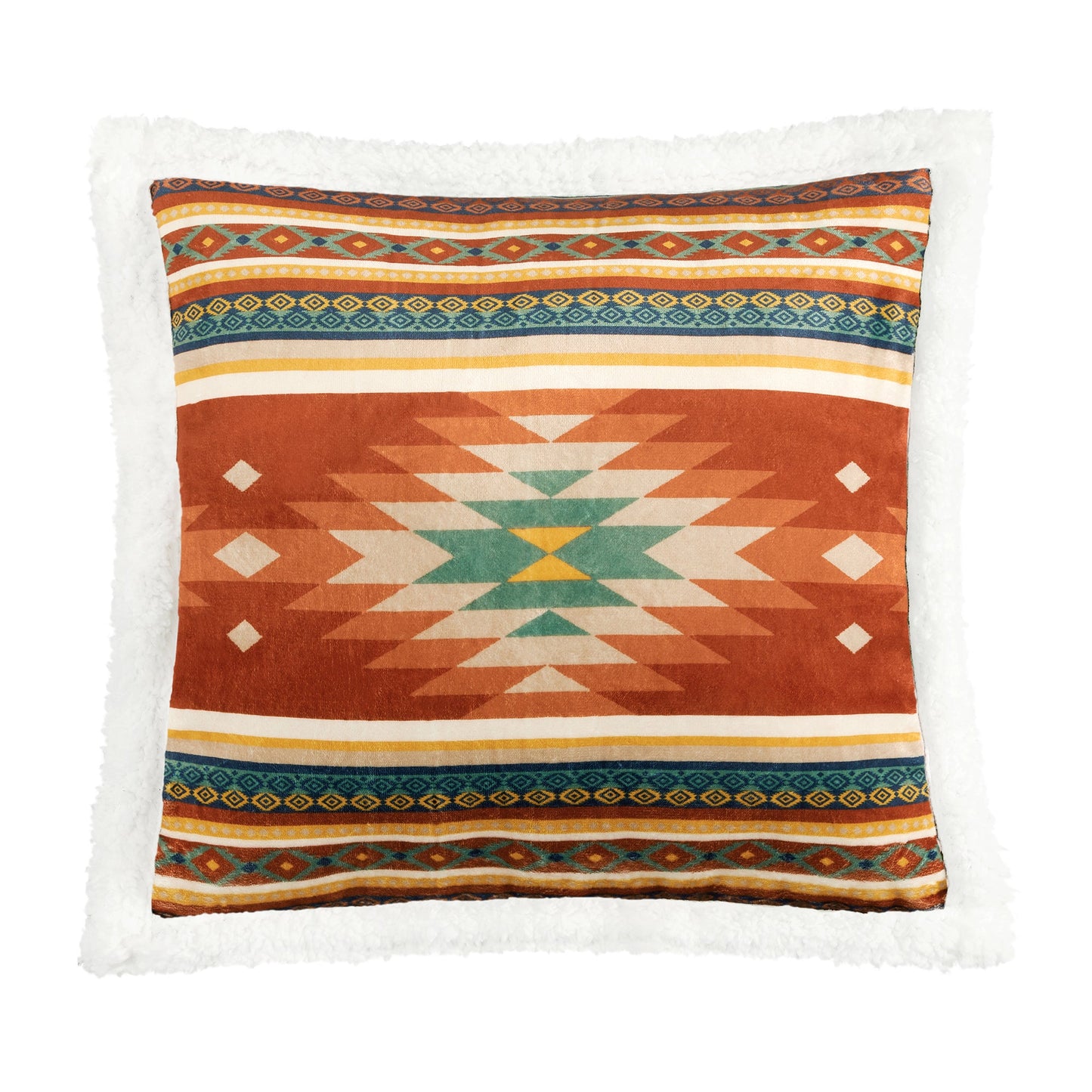 Del Sol Campfire Sherpa Pillow
