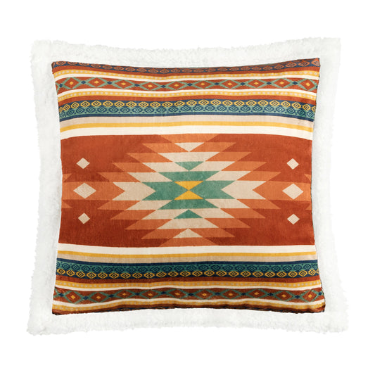 Del Sol Campfire Sherpa Pillow