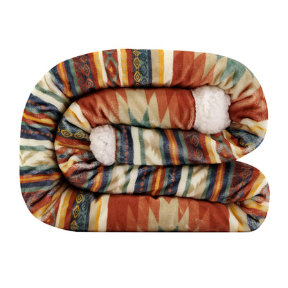 Del Sol Campfire Sherpa Throw