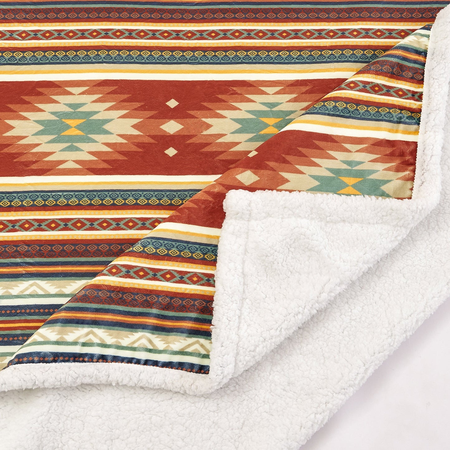 Del Sol Campfire Sherpa Throw