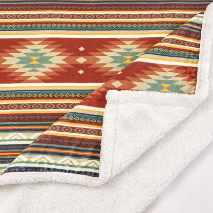 Del Sol Campfire Sherpa Throw