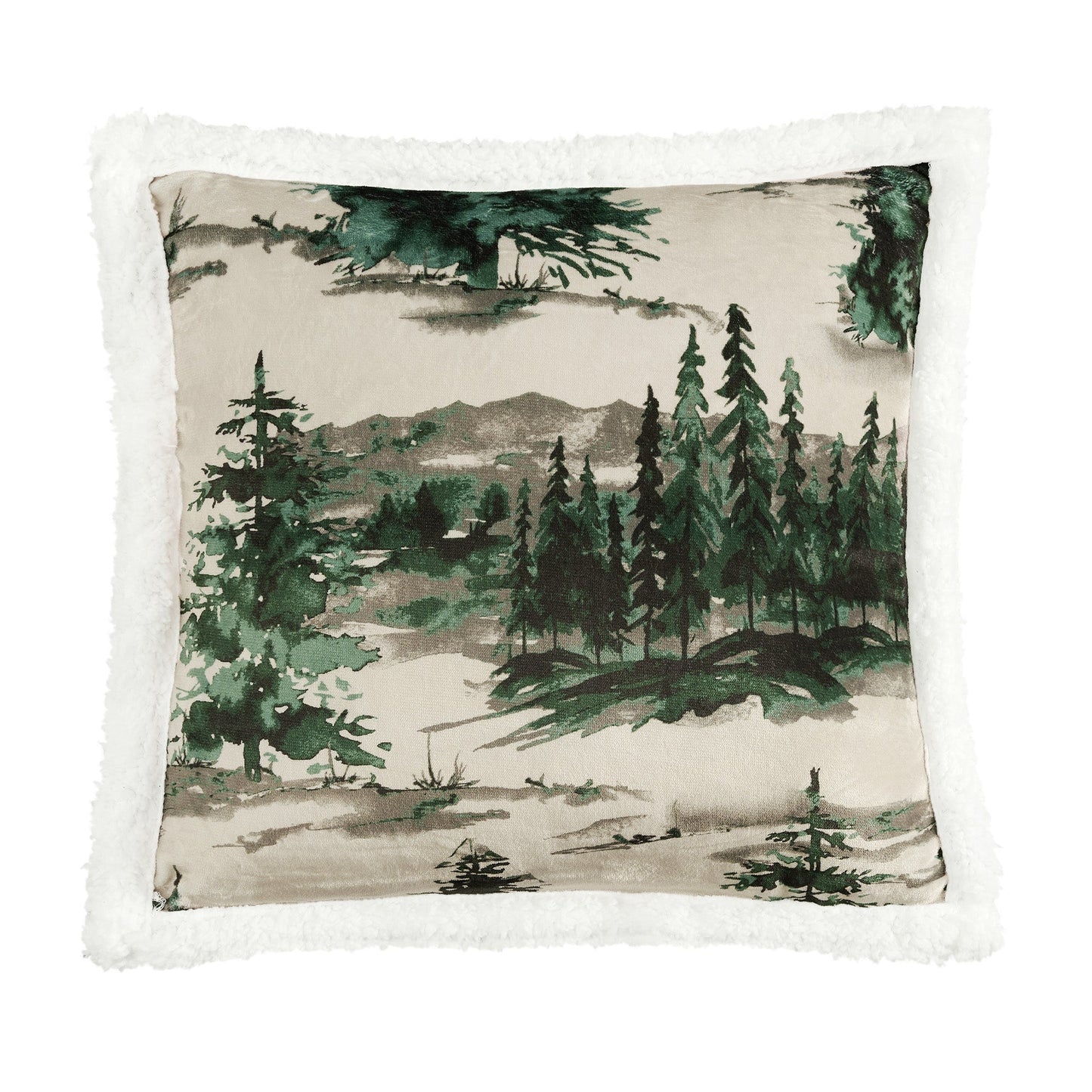 Joshua Campfire Sherpa Pillow