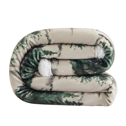 Joshua Campfire Sherpa Throw