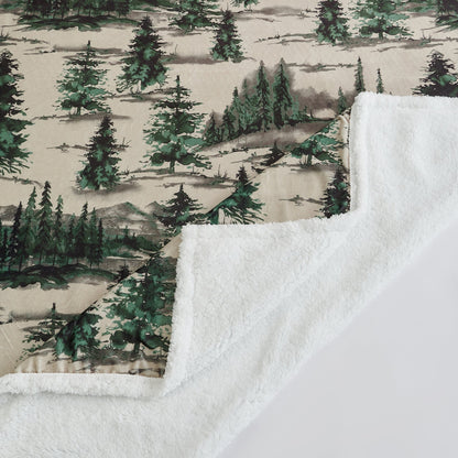 Joshua Campfire Sherpa Throw