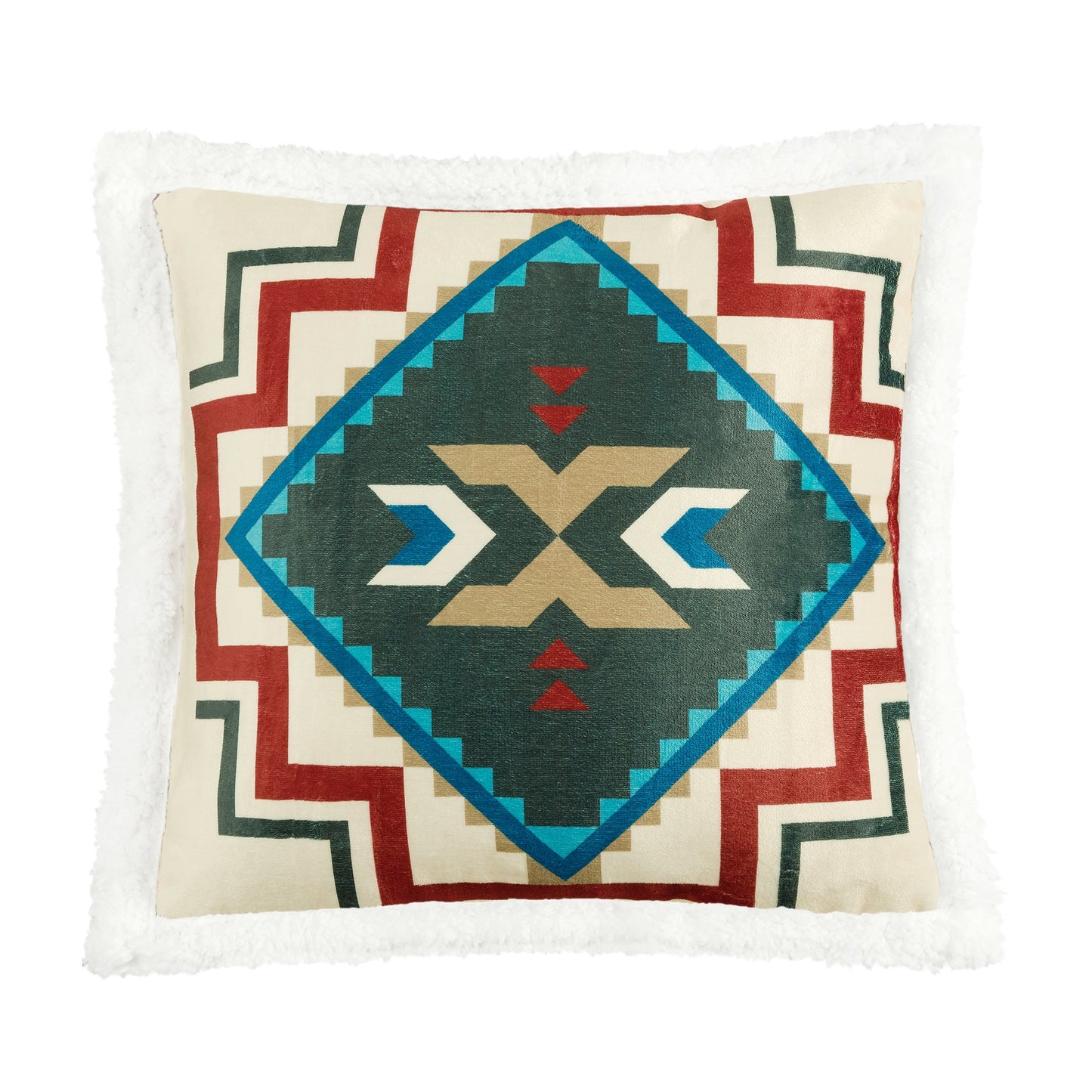 Spirit Valley Campfire Sherpa Pillow