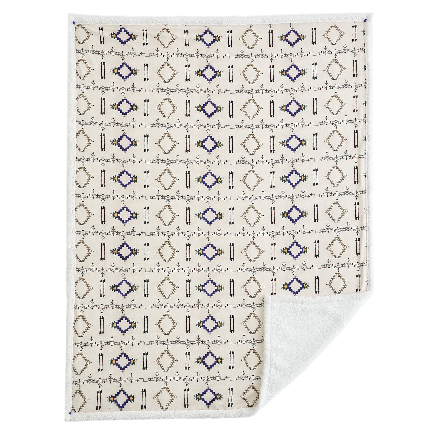 Arrow Campfire Sherpa Throw