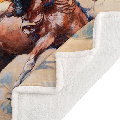 Buster Campfire Sherpa Throw