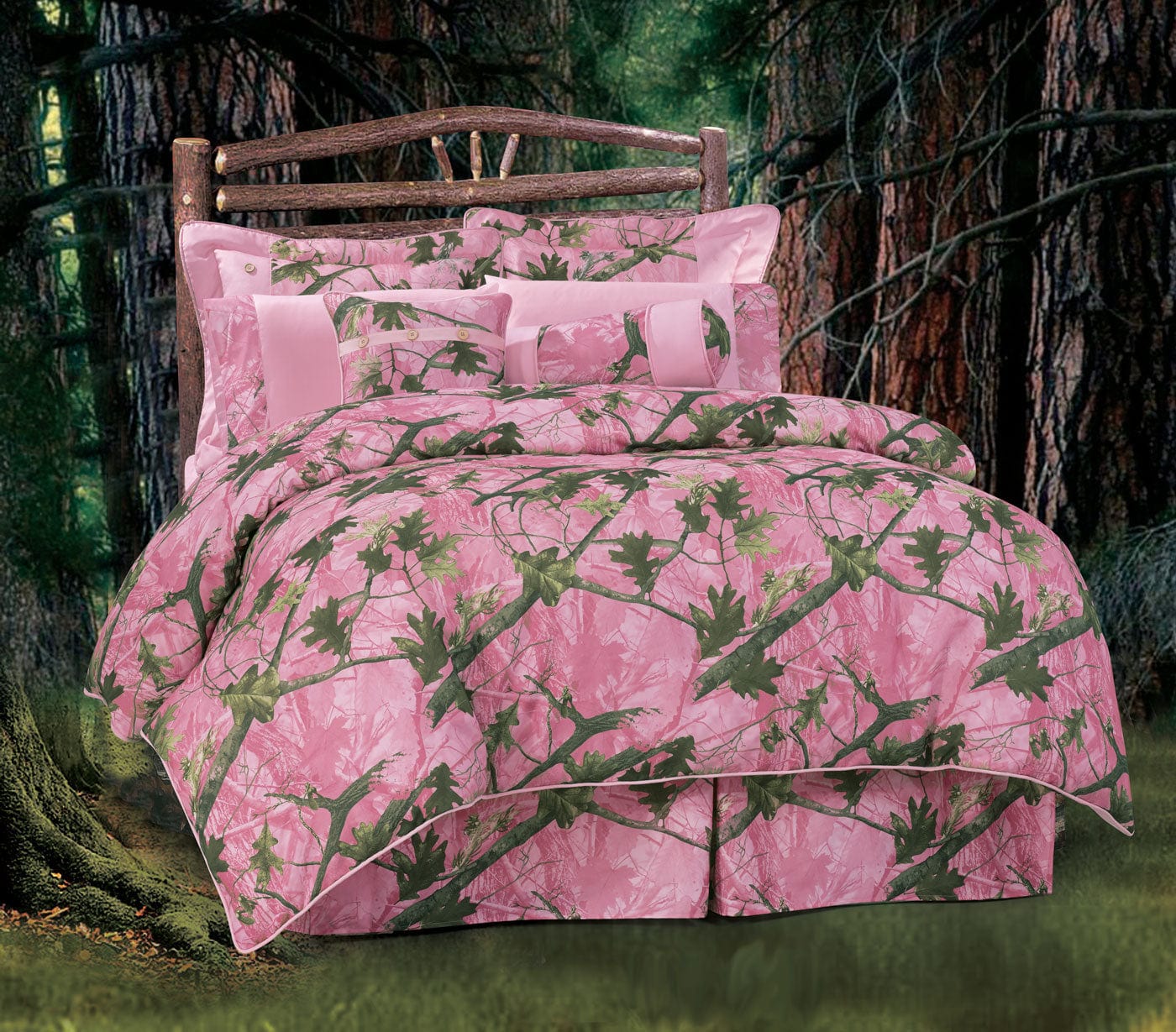 Oak Camo Comforter Set, 7 Pc