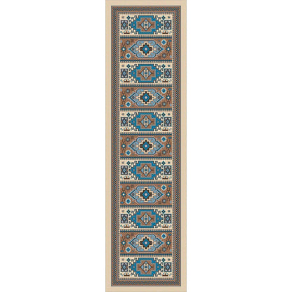 Café Indigo Rug – Turquoise – cabin lodge area rug