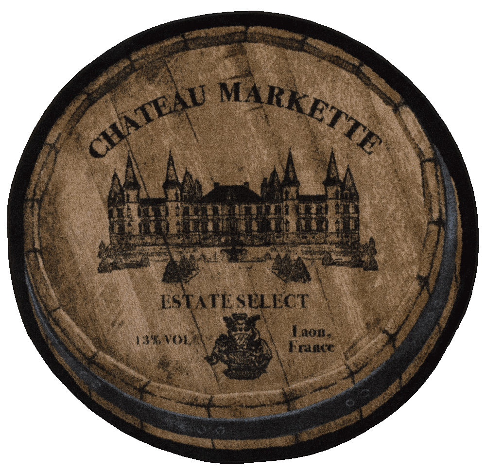 Chateau Markette Rug – Wood Grain – cabin lodge area rug