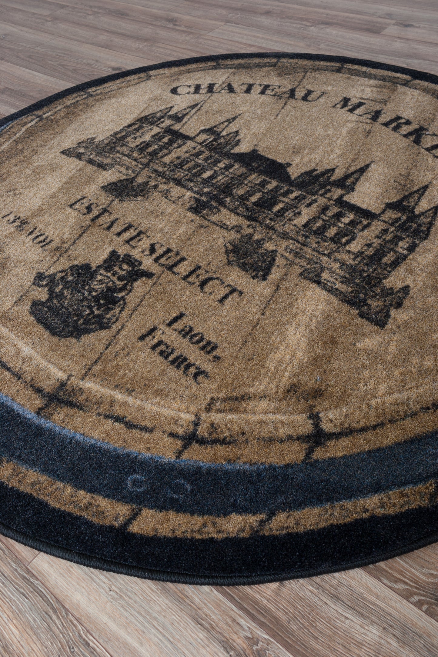 Chateau Markette Rug – Wood Grain – detail view