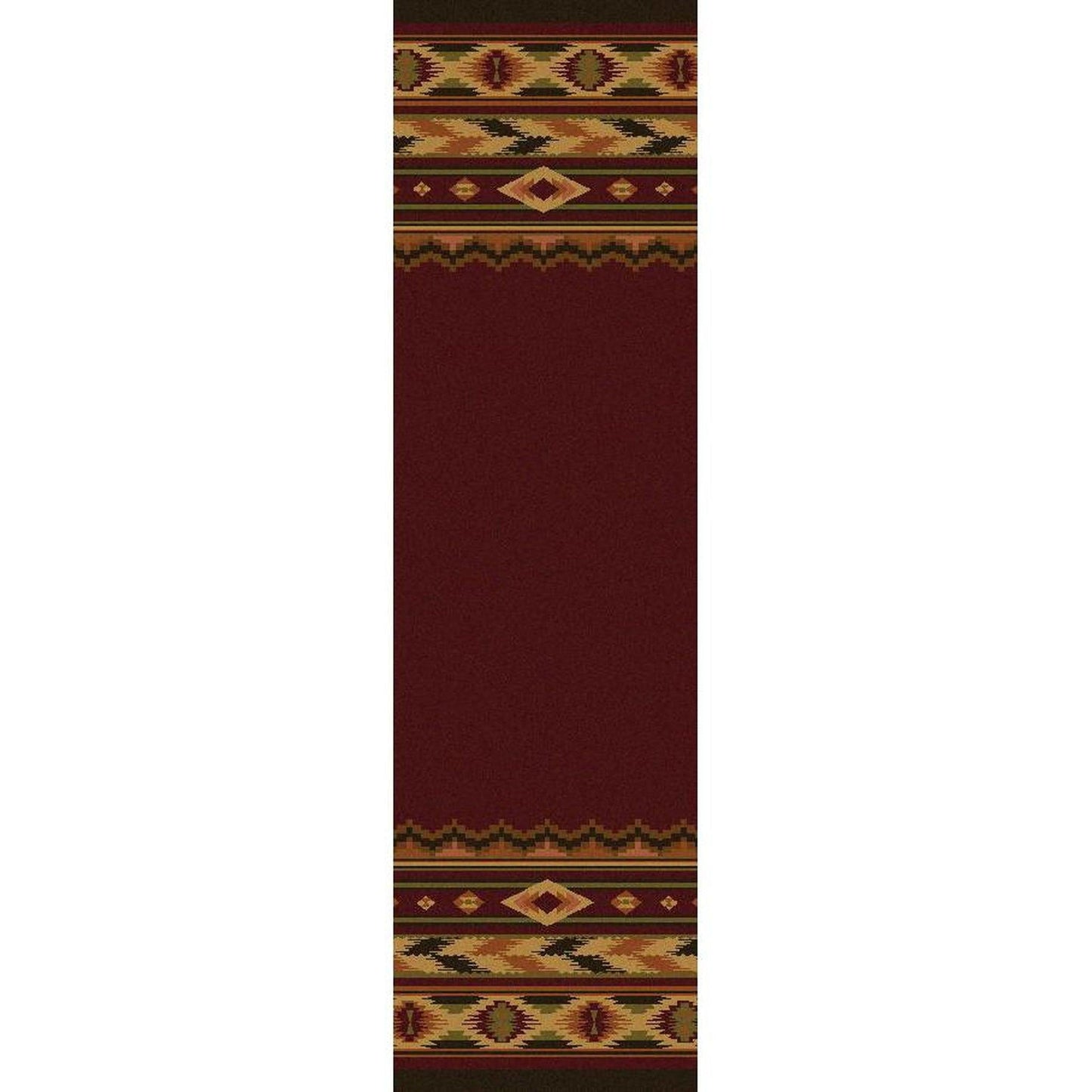 Cimarron Land Rug – Red – detail view
