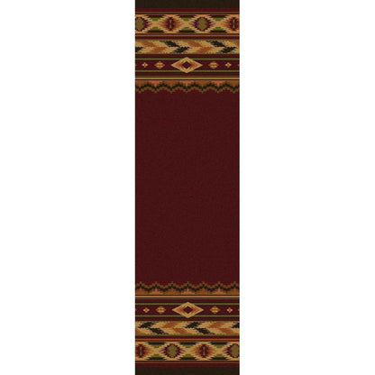 Cimarron Land Rug – Red – detail view