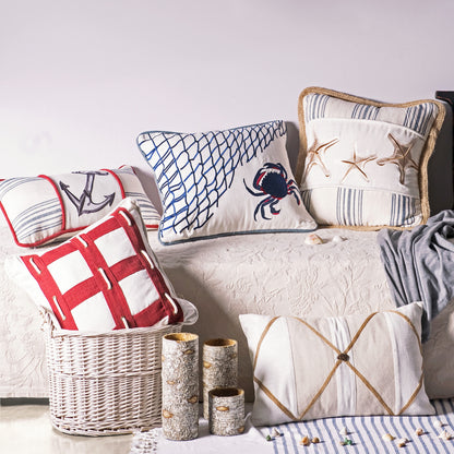 Linen Buttoned Pillow