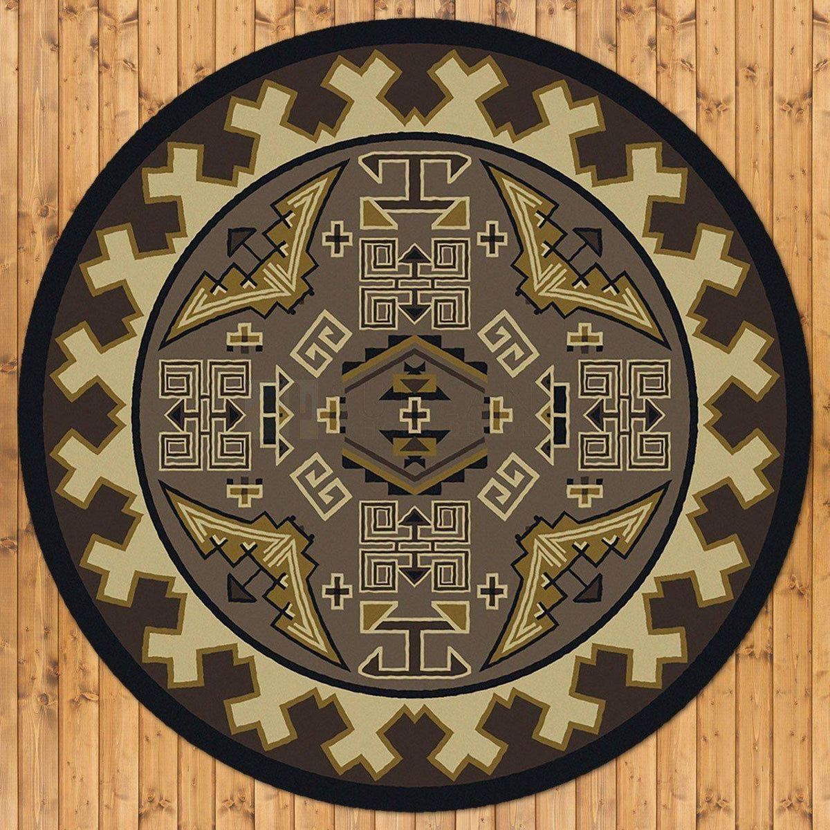 Comfy Trader Rug – Sand – room setting