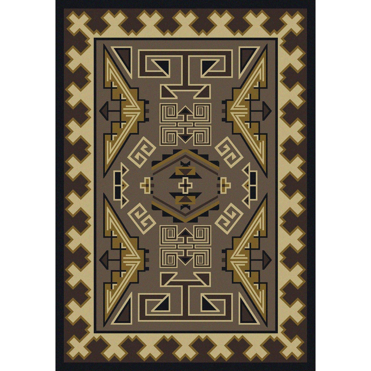 Comfy Trader Rug – Sand – cabin lodge area rug