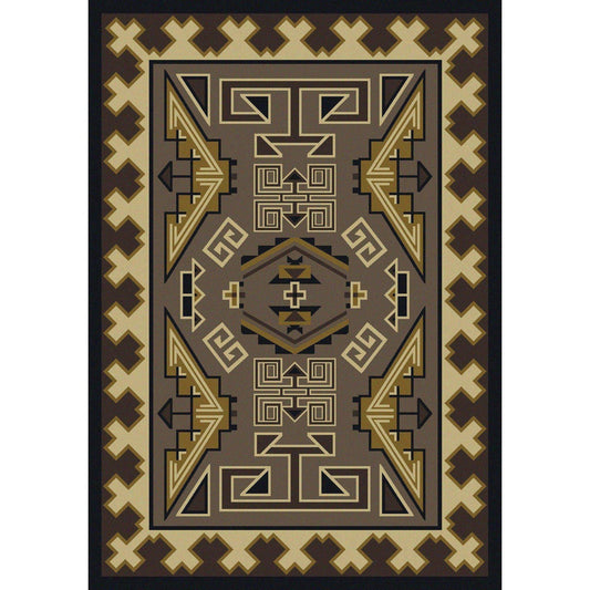 Comfy Trader Rug – Sand – cabin lodge area rug