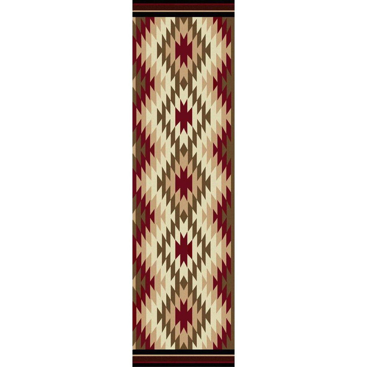 Cosmic Burst Rug – Red – detail view