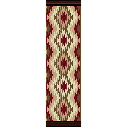 Cosmic Burst Rug – Red – detail view