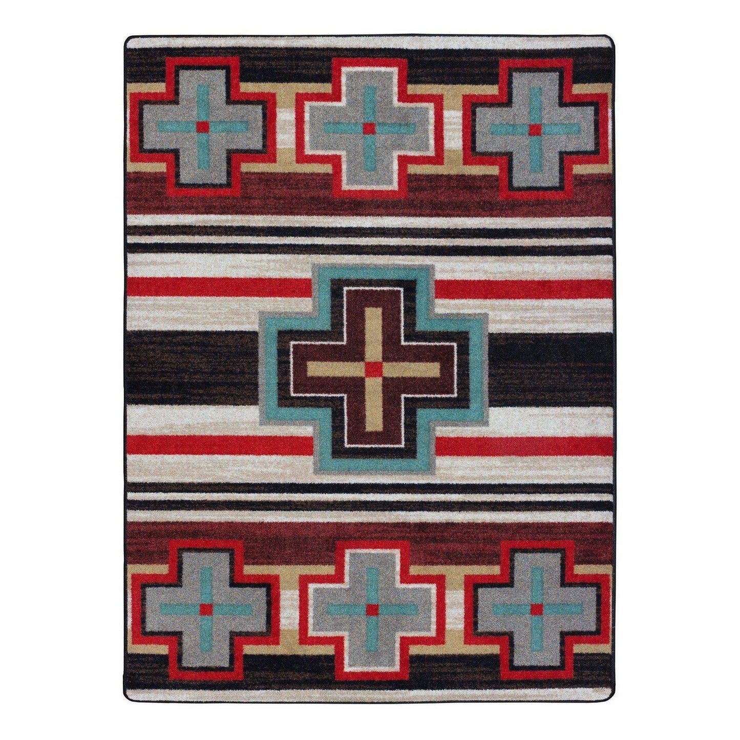Crucifix Roads Rug – Fuego – cabin lodge area rug