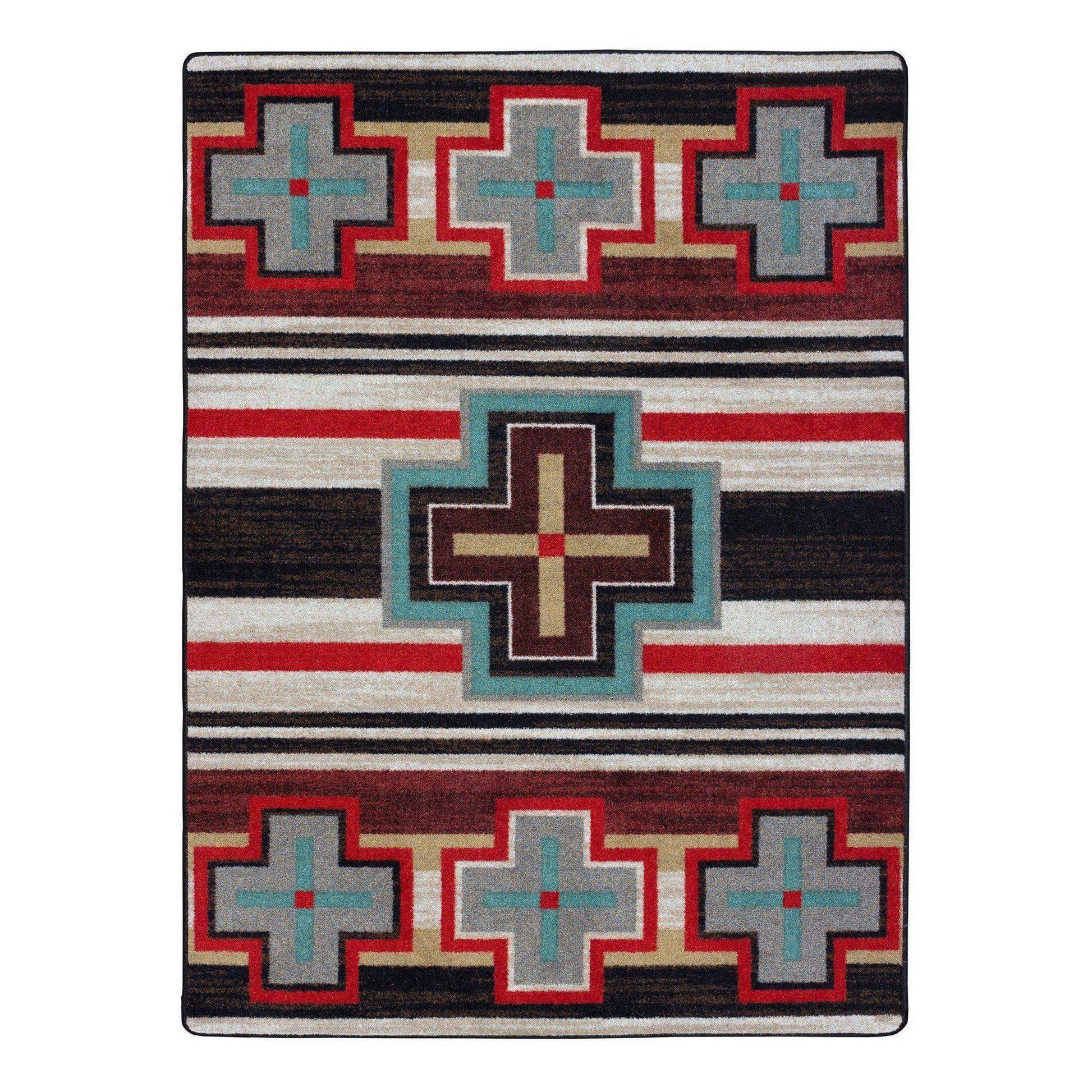 Crucifix Roads Rug – Fuego – cabin lodge area rug