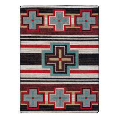 Crucifix Roads Rug – Fuego – cabin lodge area rug