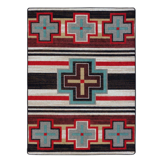 Crucifix Roads Rug – Fuego – cabin lodge area rug