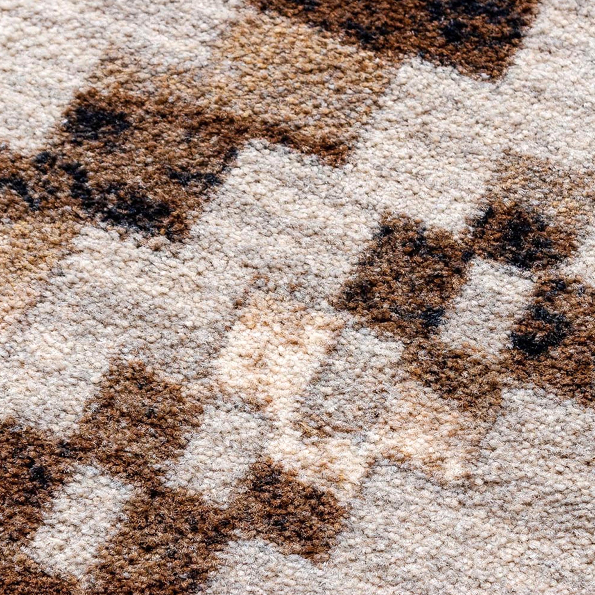 Curio Zebra Rug – Natural – pattern detail