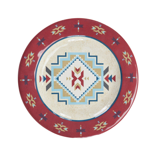 Spirit Valley Melamine Dinner Plate Set, 4 Pc