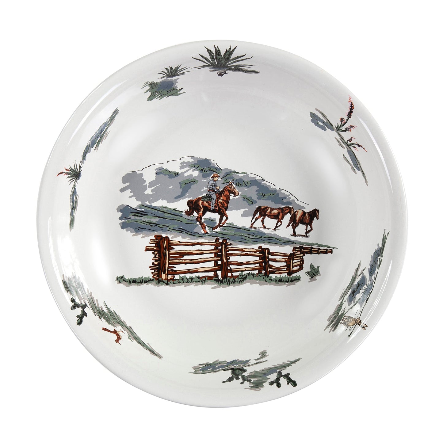 Ranch Life Ceramic Serving Bowl, 4 Piece
