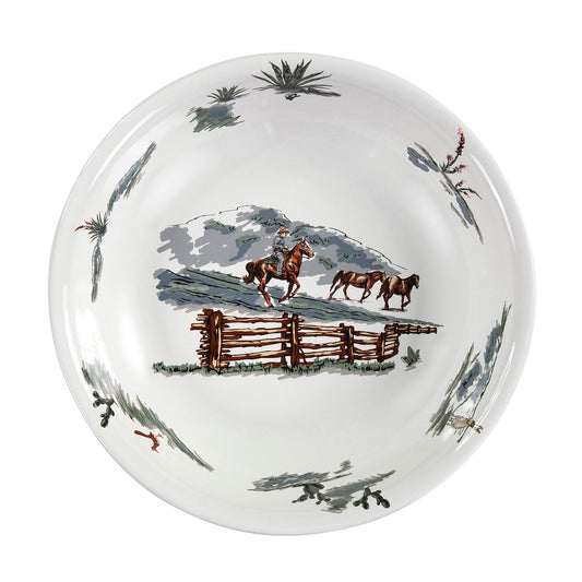 Ranch Life Ceramic Serving Bowl, 4 Piece
