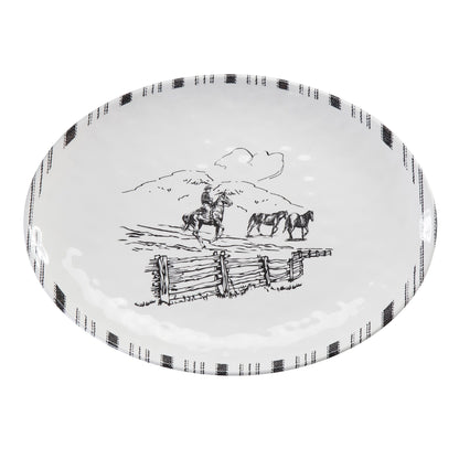 Ranch Life Melamine Serving Platter Set