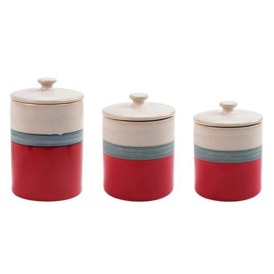 Pasadizo Ceramic Canister Set, 6 Pc