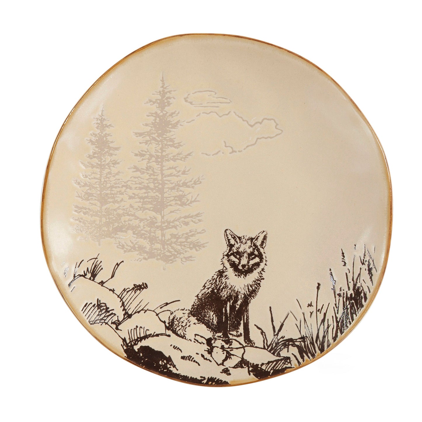 White Pine Ceramic Dinnerware Set, 16 Pc