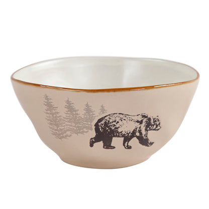 White Pine Ceramic Dinnerware Set, 16 Pc